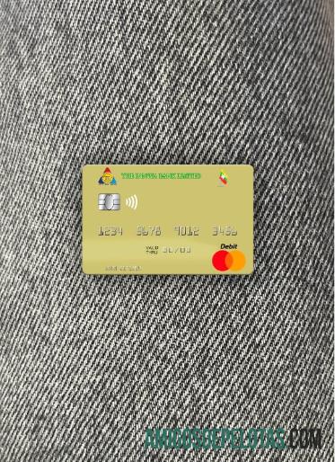 Myanmar Innwa Bank Limited Mastercard Photolook Frente exemplo